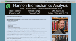 Desktop Screenshot of hannonbiomechanics.com